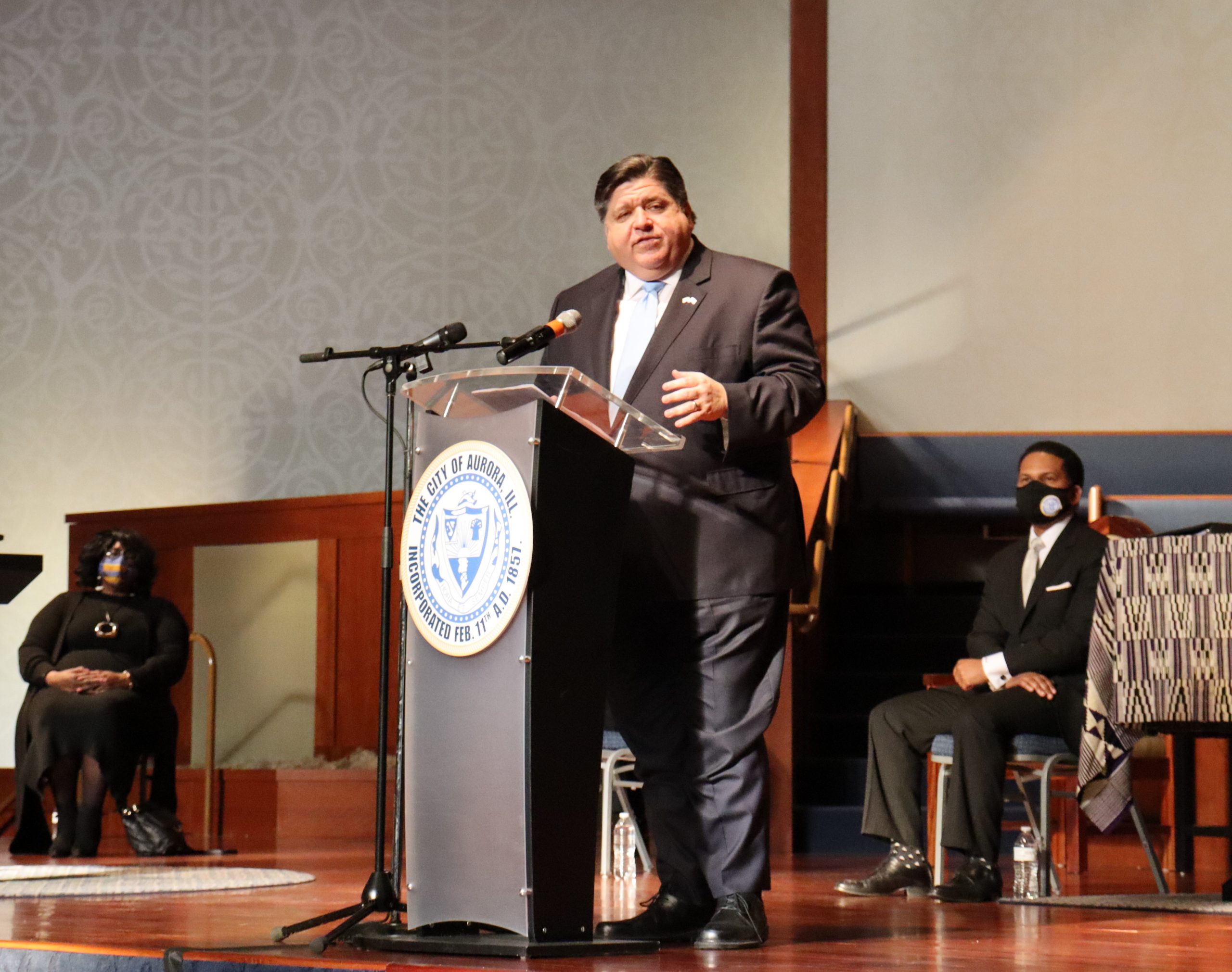 Governor Pritzker Speaking at BlackVax